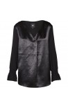NÜ Bluse med satin