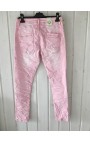 Pants med skrå knaplukning