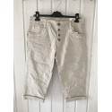 Plus Size Denim Knickers - Sand