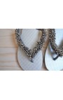 Silver Pearls Sandaler