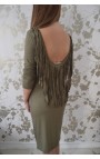 Fringe Dress - Army