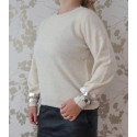 Silver Knit - Apricot