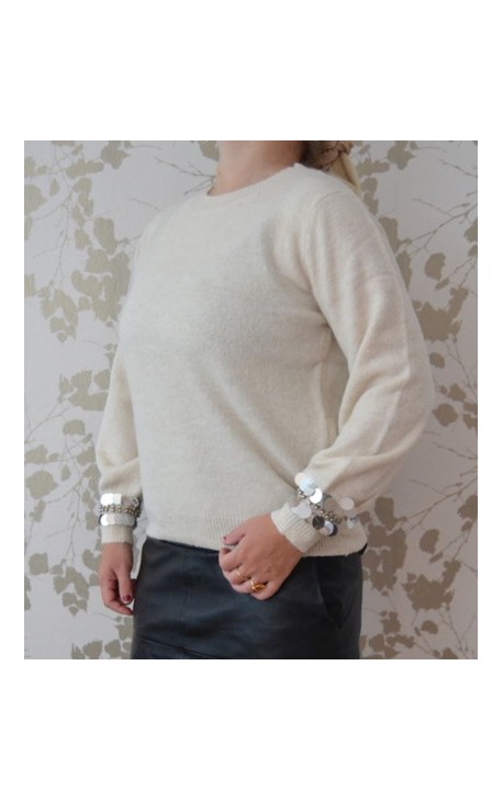 Silver Knit - Apricot