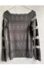 Lace Shirt Dark Grey