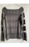Lace Shirt Dark Grey