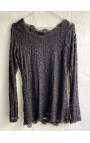 Lace Shirt Black